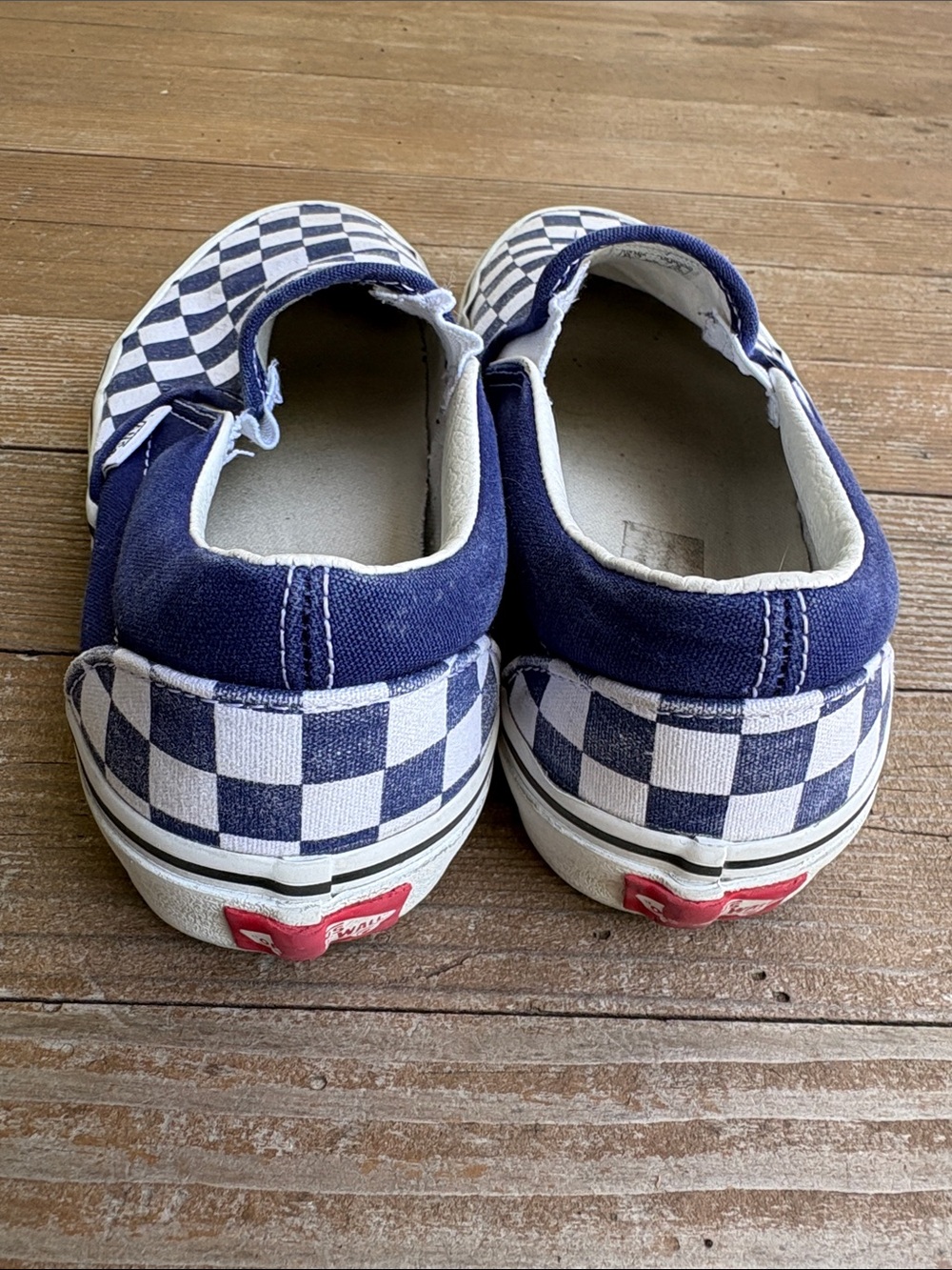 Vans Classic Slip On Blue and White Women’s 7.5 - Picture 4 of 8
